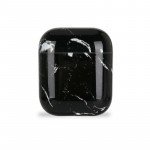 Wholesale Marble Design Hard Protective Case Cover for Apple Airpods [2 / 1] Charging Case (Black)